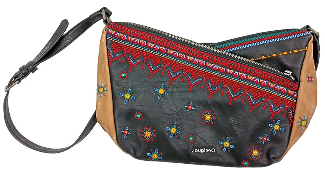 Desigual Lululove Harry Mini Damen Handtasche / Umhängetasche Blumenmuster - Bild 4