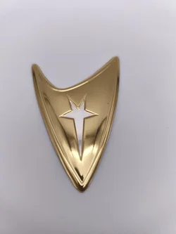 Star Trek, USS Enterprise Command Insignia badge, Franklin Mint, 925 Silber, seltenes Sammlerstück! – Vorschau 1