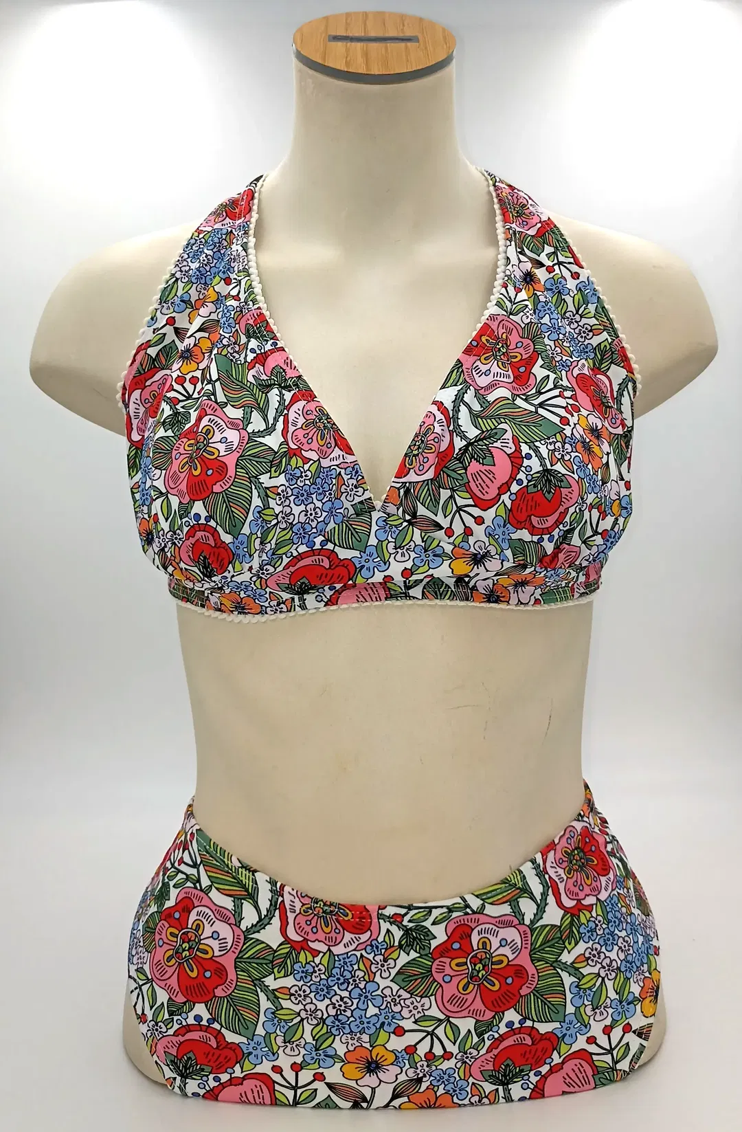 Bikini mit floralem Muster Gr. 2XL - Bild 4