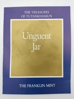 Goldener Salbenbehälter Porzellan & Zertifikat von Franklin Mint | Limitierte Rarität - Bild 13