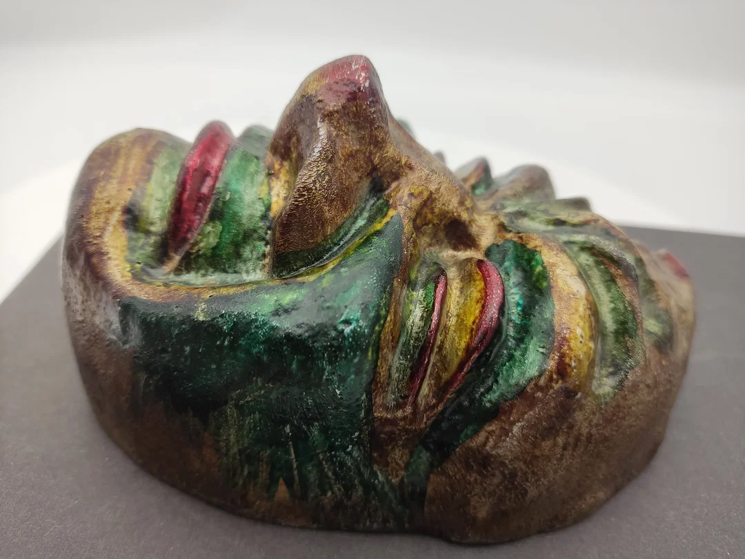 Kleine Metallmaske Wanddeko | Ethno-Charme – Bild 5