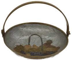 Obstschale aus Messing ⌀ 14cm - Bild 2