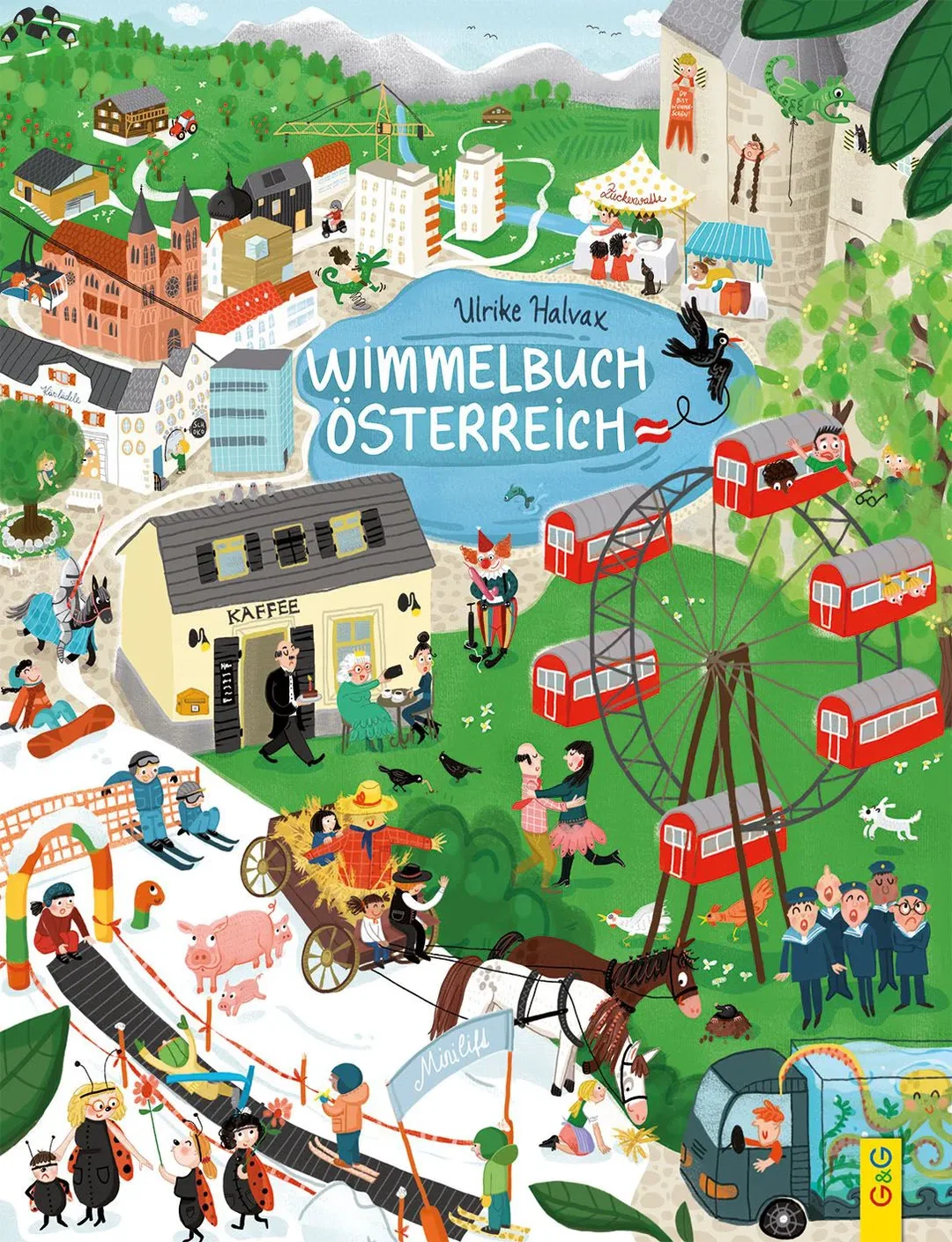 Wimmelbuch Österreich - Ulrike Halvax – Bild 1