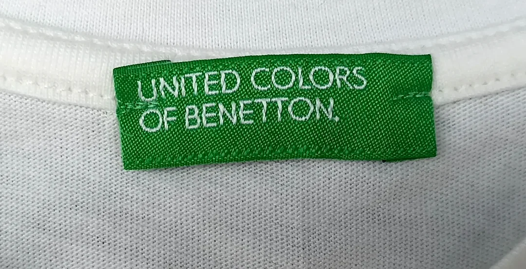 United Colors of Benetton Kindershirt weiß Gr. 82 – Bild 3