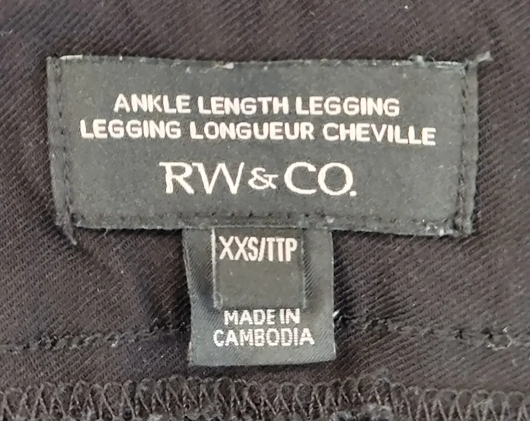 RW & CO. Damen Leggins schwarz Gr. XXS – Bild 3