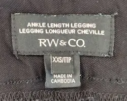 RW & CO. Damen Leggins knöchellang schwarz Gr. XXS - Bild 3