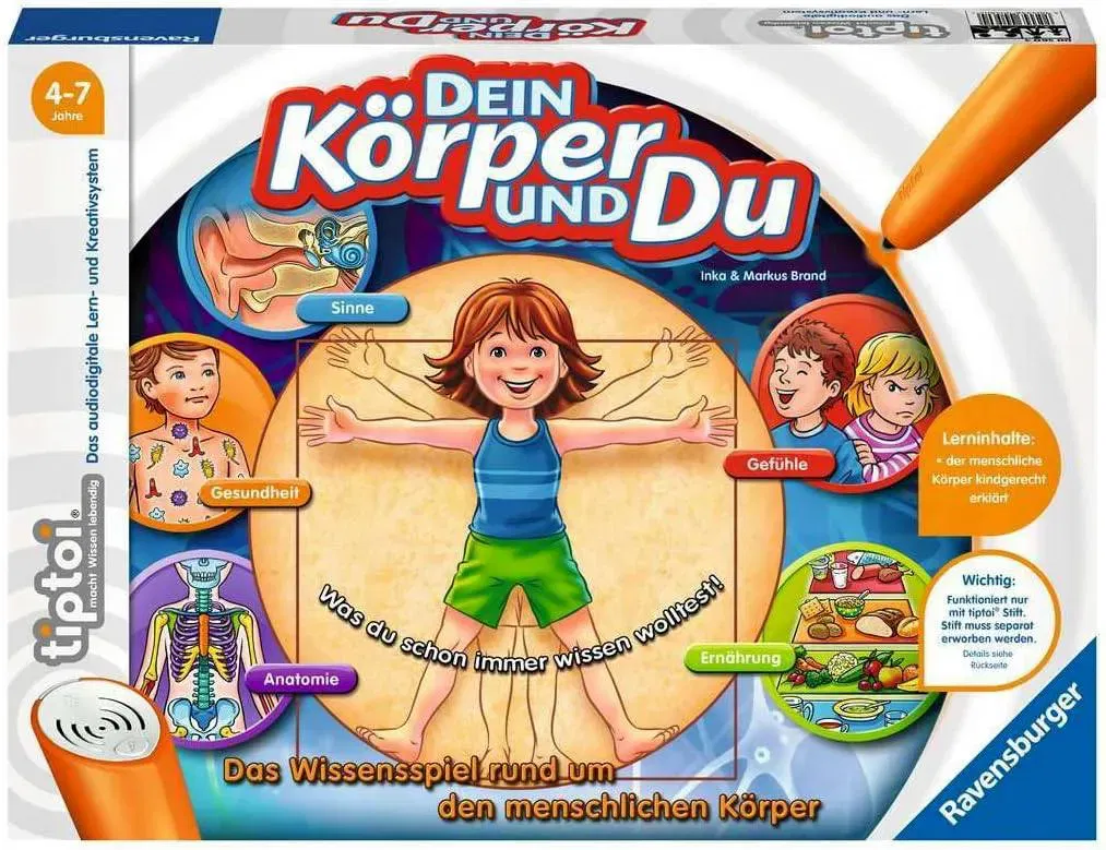 Tiptoi – Dein Körper und Du Ravensburger, Lernsystem - Bild 1