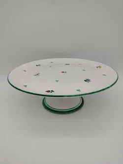 Gmundner Keramik - Große Tortenplatte 'Streublumen' Ø31cm - Bild 2