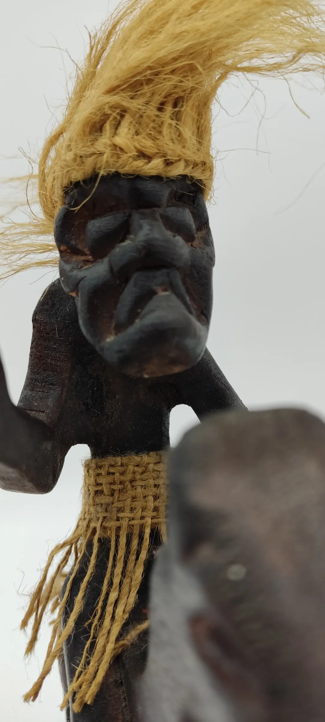 Afrikanische Holzfigur Reiter Auf Pferd | Deko – Bild 5