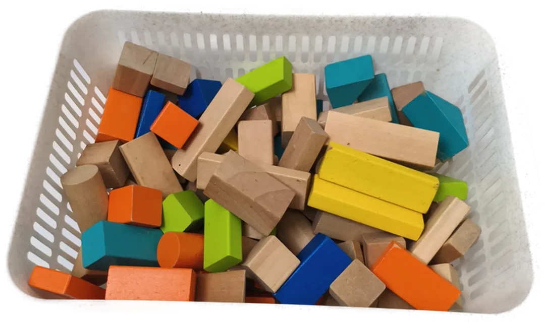 Bauklötze Holz, Bausteine, Spielzeug - Bild 1