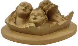 Maria, Josef & Jesus Wandbehang aus Holz / Heiligenfiguren - Bild 5