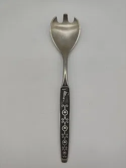 Pewter Haugrud Norway - Vintage Salatbesteck - Bild 3