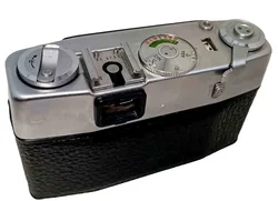 Agfa Silette-L Kamera Color-Agnar 2,8/45 mm mit Ledertasche - Bild 3