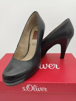 s.Oliver Leder-Pumps Gr. 37 | Wie Neu – Vorschau 6