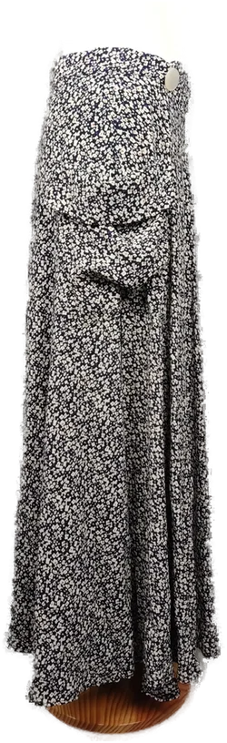 Vintage Damen Maxirock geblümt - M/38 - Bild 2