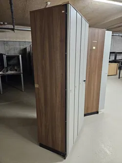 Lorbeer Spind braun/hellgrau - 82 x 52 x 191 cm - Büromöbel  - Bild 2