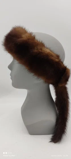 Vintage echter Pelz Nerzschal  - Bild 3