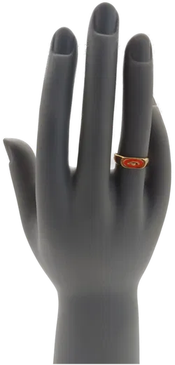 Ring golden mit orangem Auge Damen - Bild 2