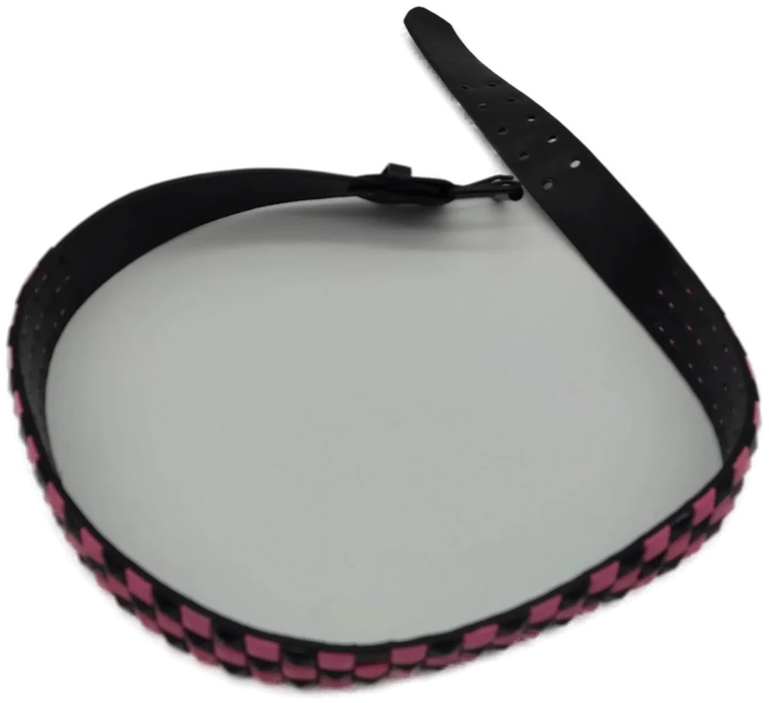 Gürtel Set 3tlg., schwarz/braun/pink  – Bild 3