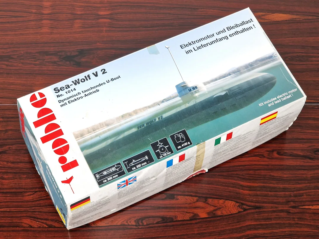Robbe Sea-Wolf V2 - No. 1014 - Dynamisch tauchendes U-Boot - Ungebauter Premium-Bausatz - Bild 3