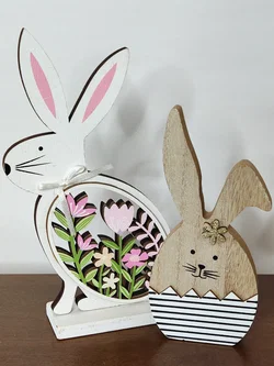 Osterdeko - Hasen - Set 7 - Bild 2