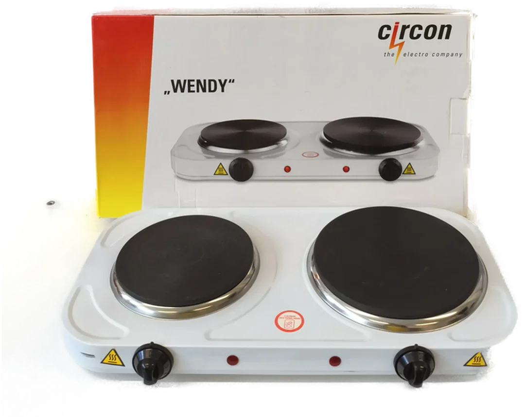 Circon the electro company, Doppelkochplatte, Gusseisen - Bild 1