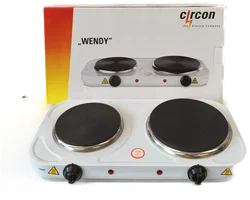 Circon the electro company, Doppelkochplatte, Gusseisen - Bild 1