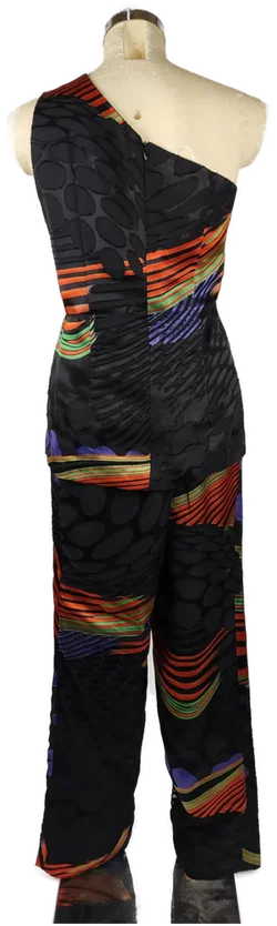 Zweiteiler (Top+Hose) Asymmetrischer Schnitt | Einmaliges Unikat – Vorschau 2