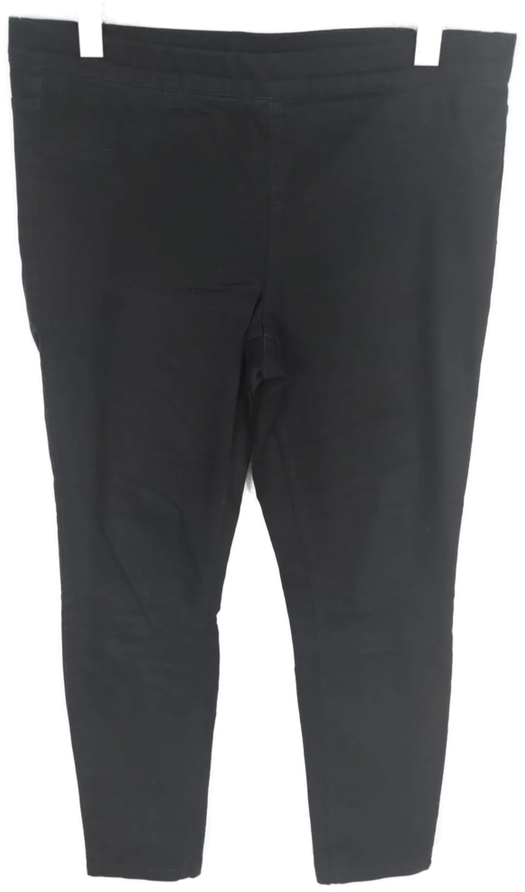 Schwarze H&M Stretch Jeans mit Gummizugbund und Taschen in Größe L - Bild 1