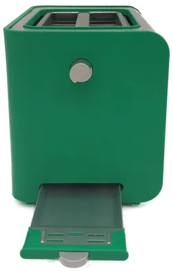 Simpex Colors Design-Toaster (2-Scheiben, grün/silber) - Bild 4