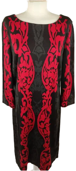 Frank Lyman Design Damen-Midikleid schwarz-rot - XL/42 - Bild 1