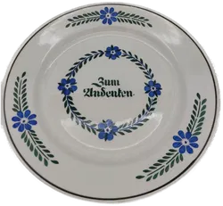 Porzellan Wandteller Wilhelmsburger, Ø23 cm | Vintage-Schatz - Bild 1