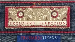 Trussardi Jeans Damen Jeans dunkelblau Gr. UK 27 - Bild 4
