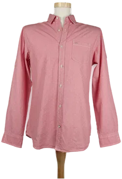 s.Oliver Herrenhemd langarm Button-Down-Kragen rosa - L/50 - Bild 1