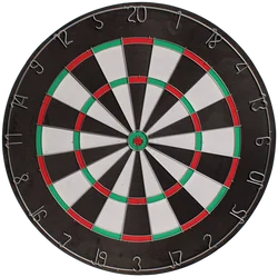 XQ Max Sports Flocked Home Dartboard Set – doppelseitig inkl. 3 Messing-Darts - Bild 2