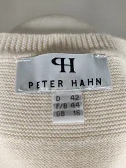 Peter Hahn Damen Strickjacke creme - XL / 42 - Bild 5