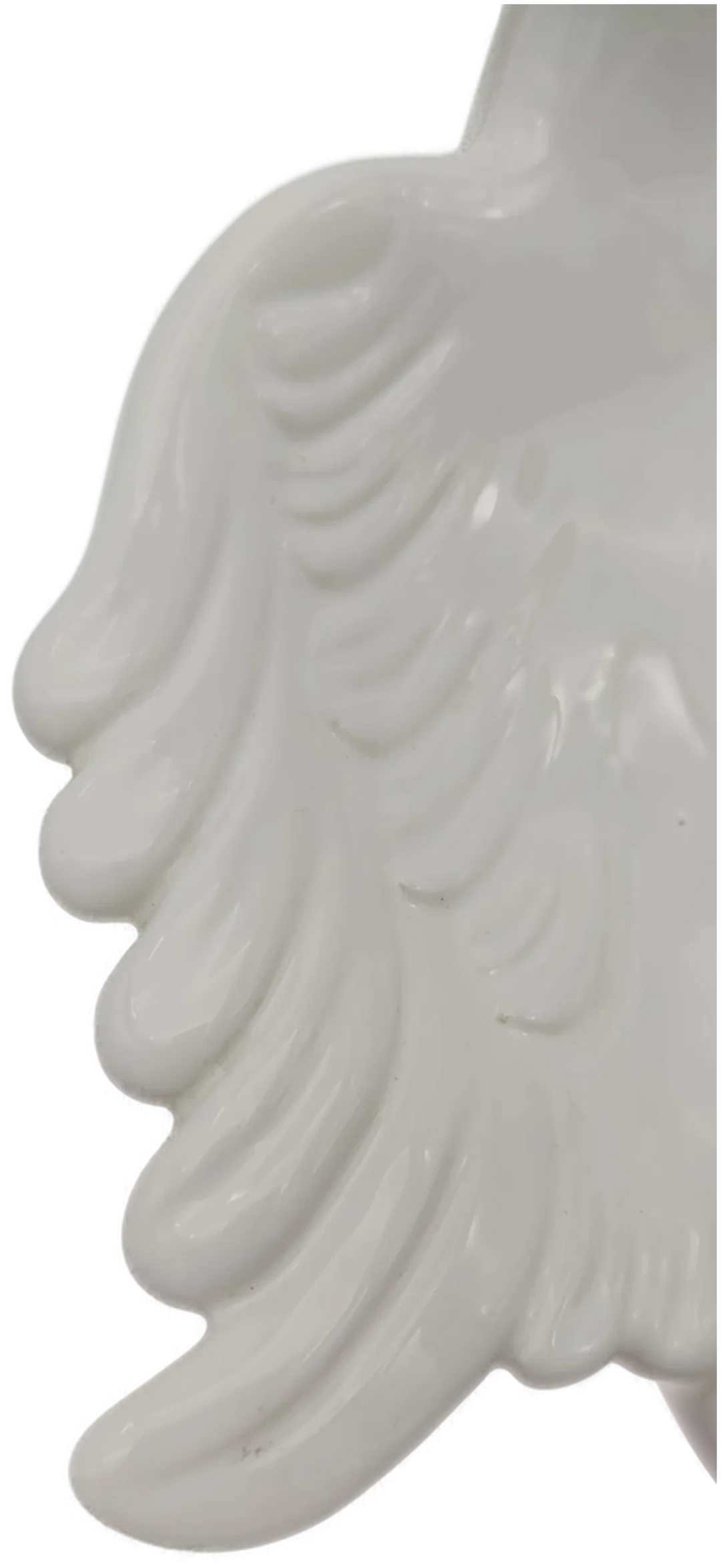 Porzellan-Schwanschale in weiß, B 22 cm, H 17 cm – Bild 6