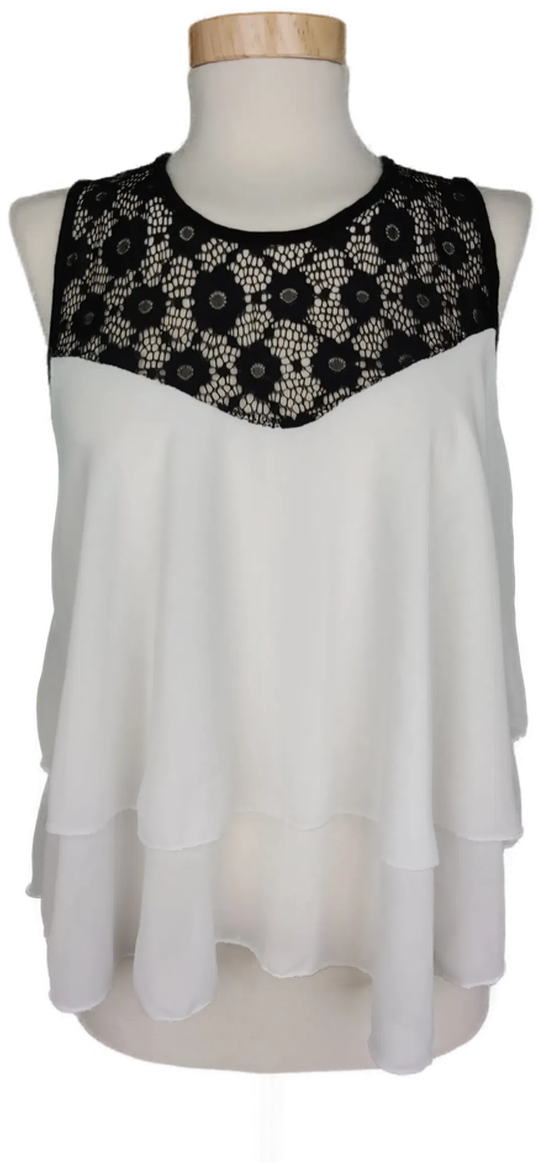 Hotel de Ville Damen Bluse schwarz/weiß - M/L - Bild 1