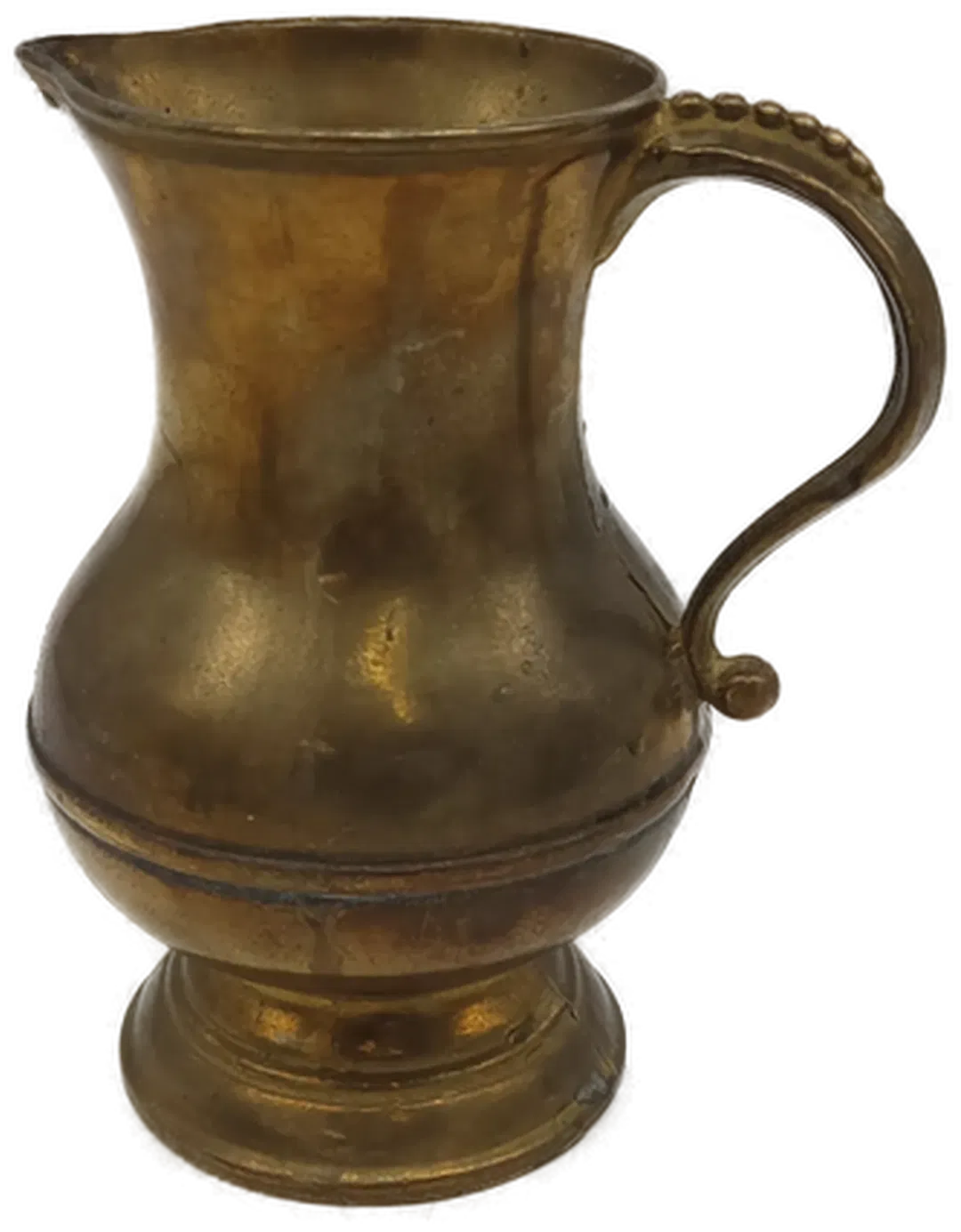 Kanne aus Messing, Höhe 17cm - Bild 1