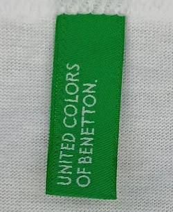 United Colors of Benetton Kindertop weiß Gr. 2Y – Vorschau 3