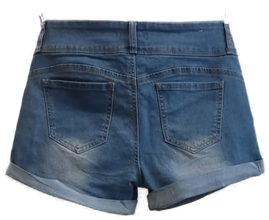 One Love by Colloseum Kurze Damen Jeans blau -  Gr. S – Bild 2