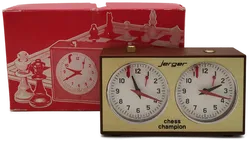 jerger chess champion - Schachuhr mit Federaufzug  - Bild 1