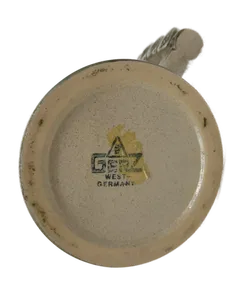 Gerz Bierkrug mit Zinn Deckel Jungfrauen Desgin - Bild 5