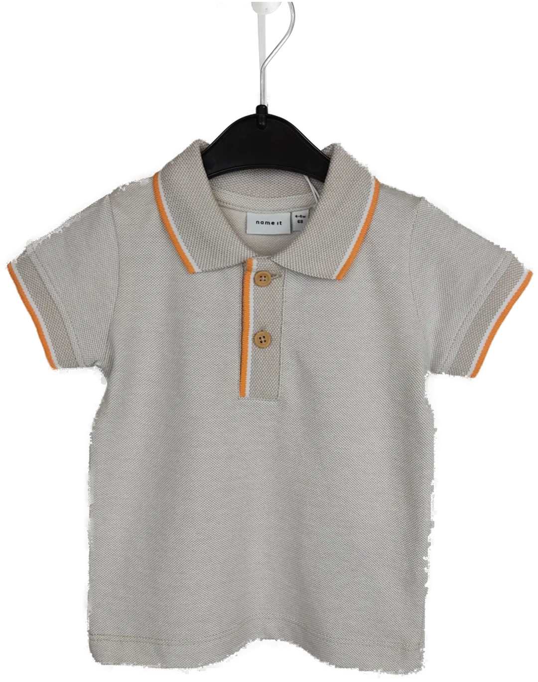 Name It Baby Polo Shirt beige - 68 - Bild 1
