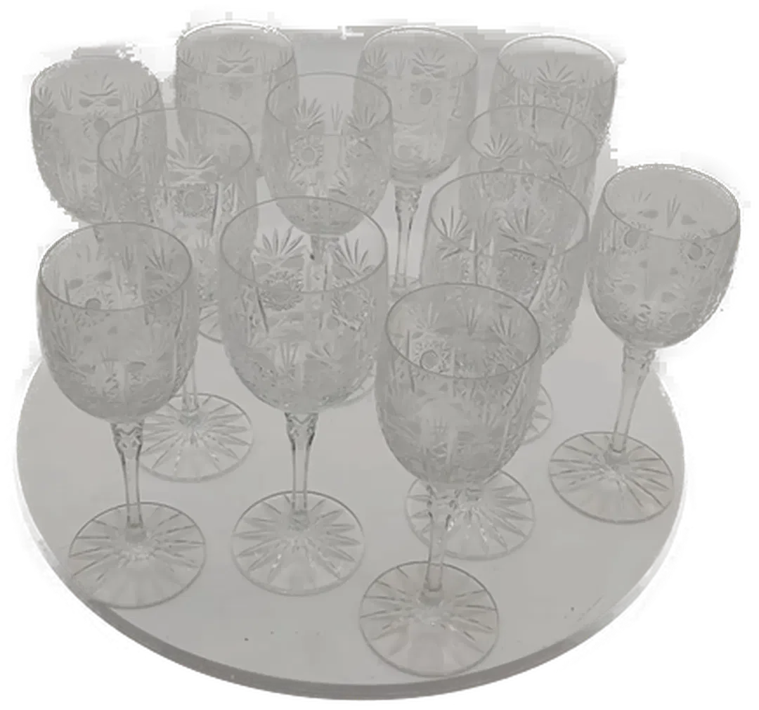 Bleikristallgläser 12 Stück - Bild 1