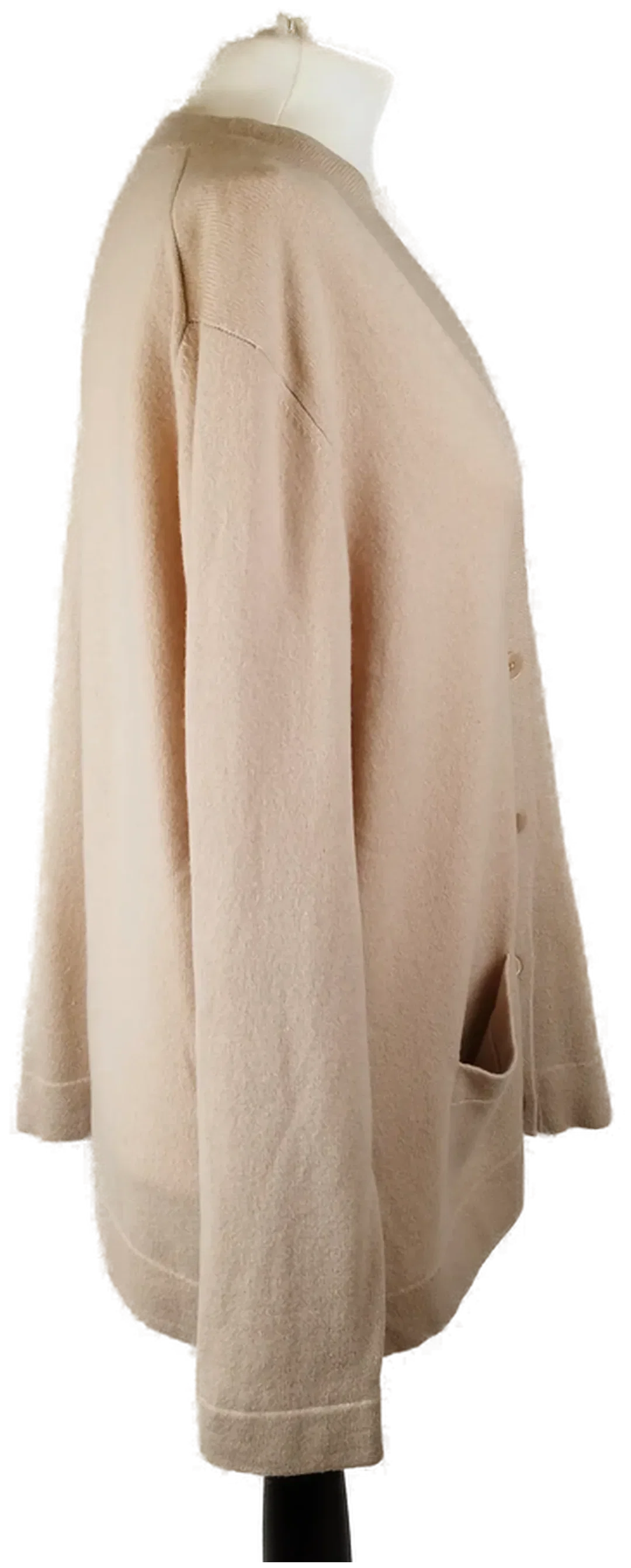 Komfortabler Strick-Cardigan - beige – Bild 2