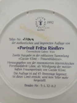 Gustav Klimt - Wandteller 