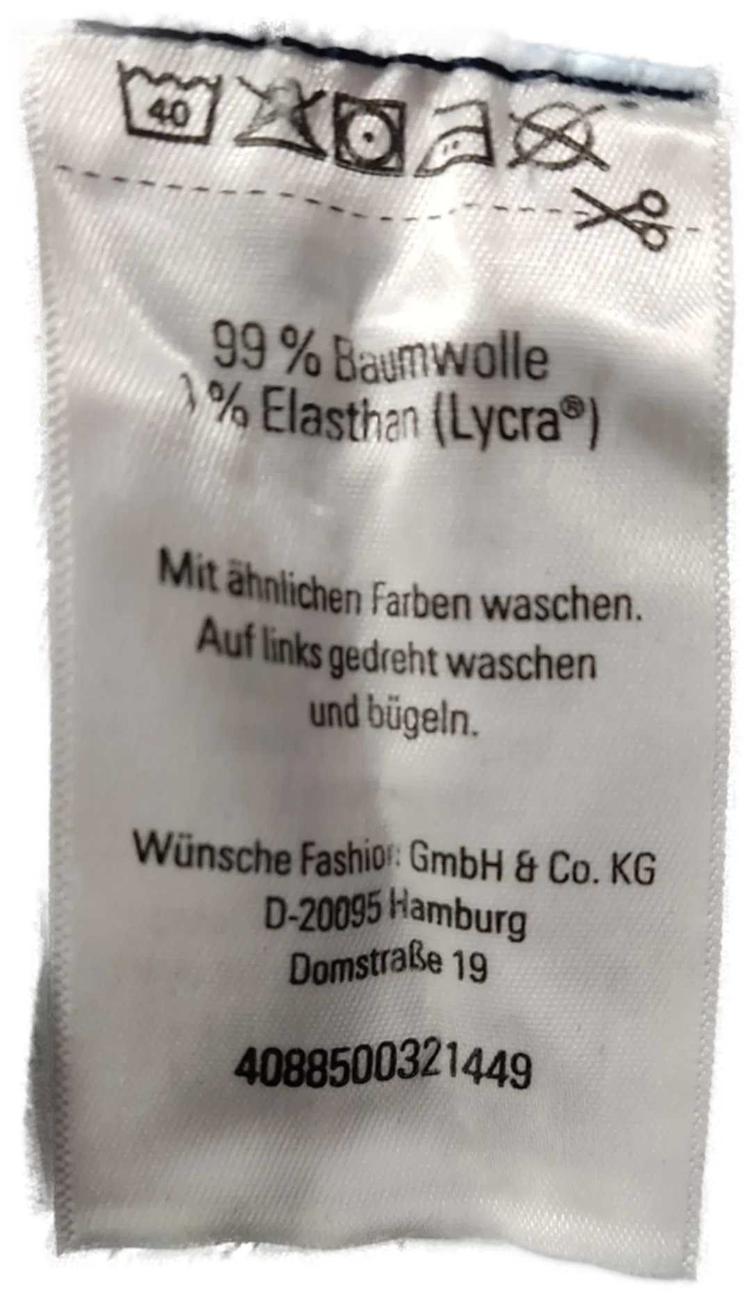 Shorts Blue Motion Baumwolle Gr. 44 | Sommerliebling – Bild 3