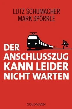 Der Anschlusszug kann leider nicht warten - Lutz Schumacher,Mark Spörrle