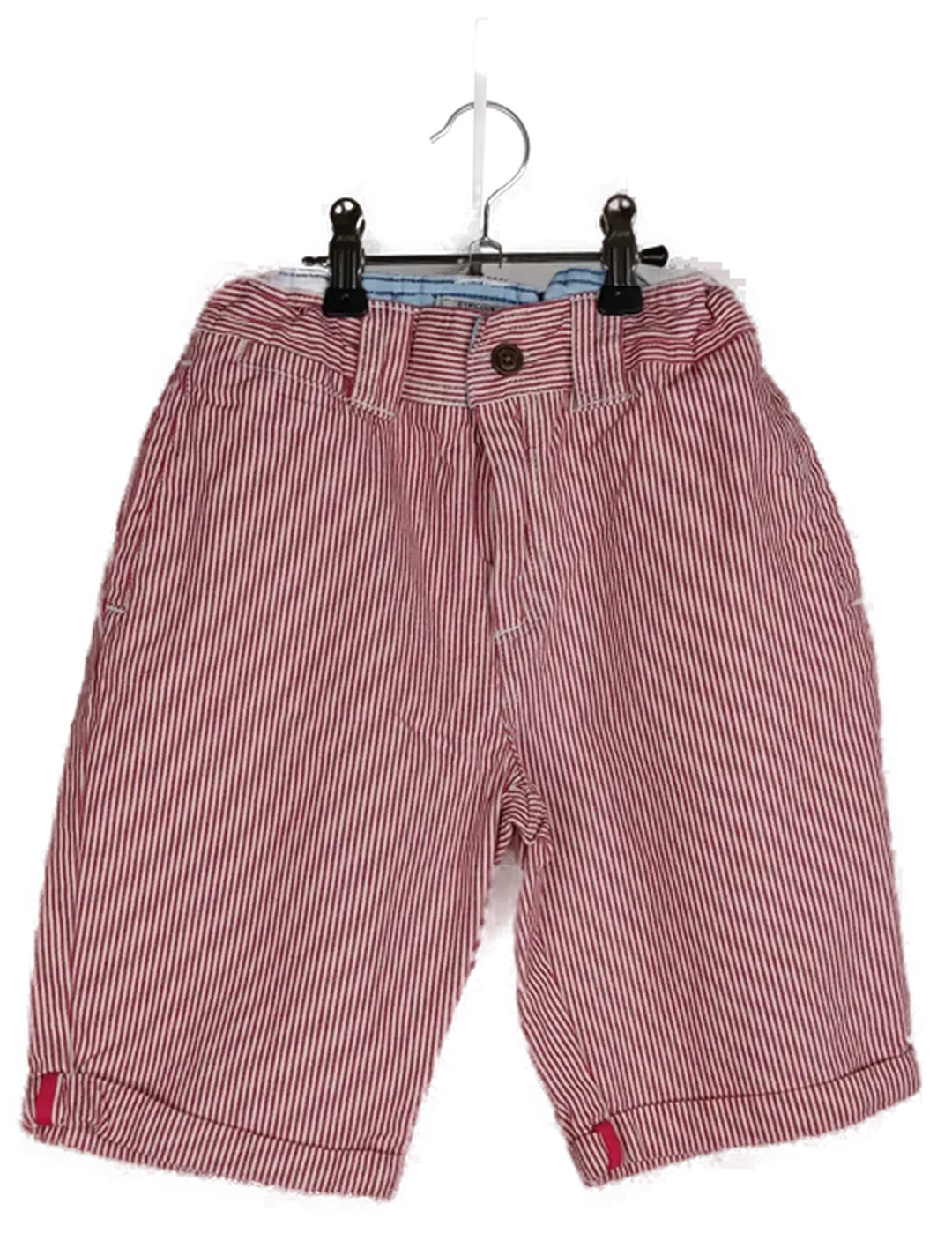 Cyrillus Jungen Short rot-weiß-gestreift - 140 - Bild 4